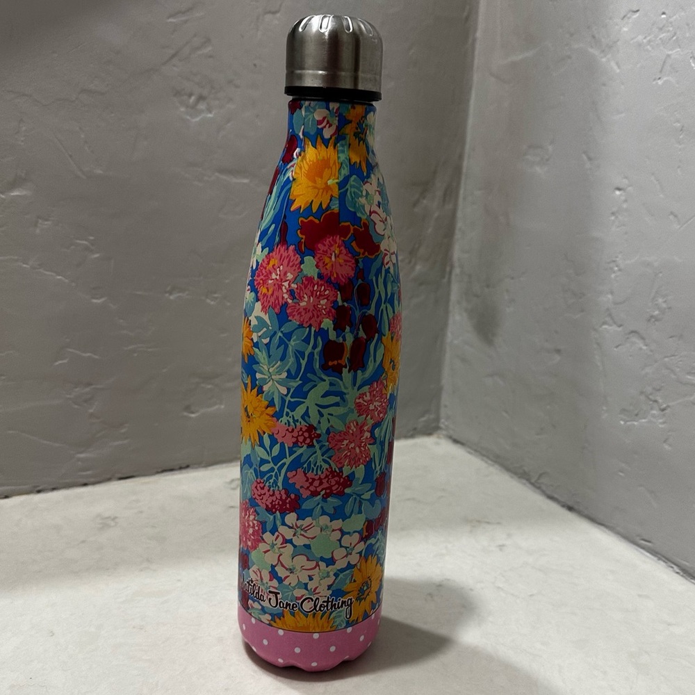 Matilda Jane Floral Scene Canteen Water Bottle 25 oz